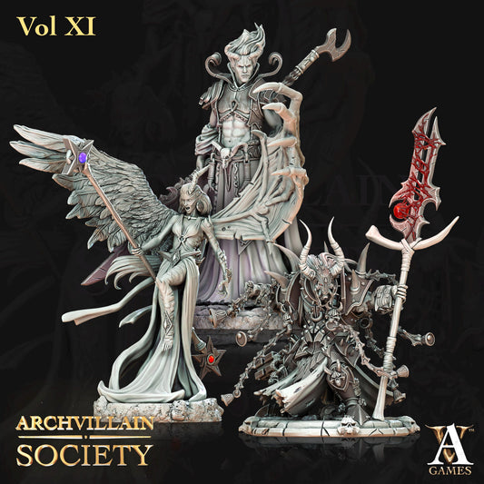 Archvillain Games : Archvillain Society Vol. XI | 3D printed miniatures |Tabletop Games 32 mm | Dungeons and Dragons | Wargame | RPG