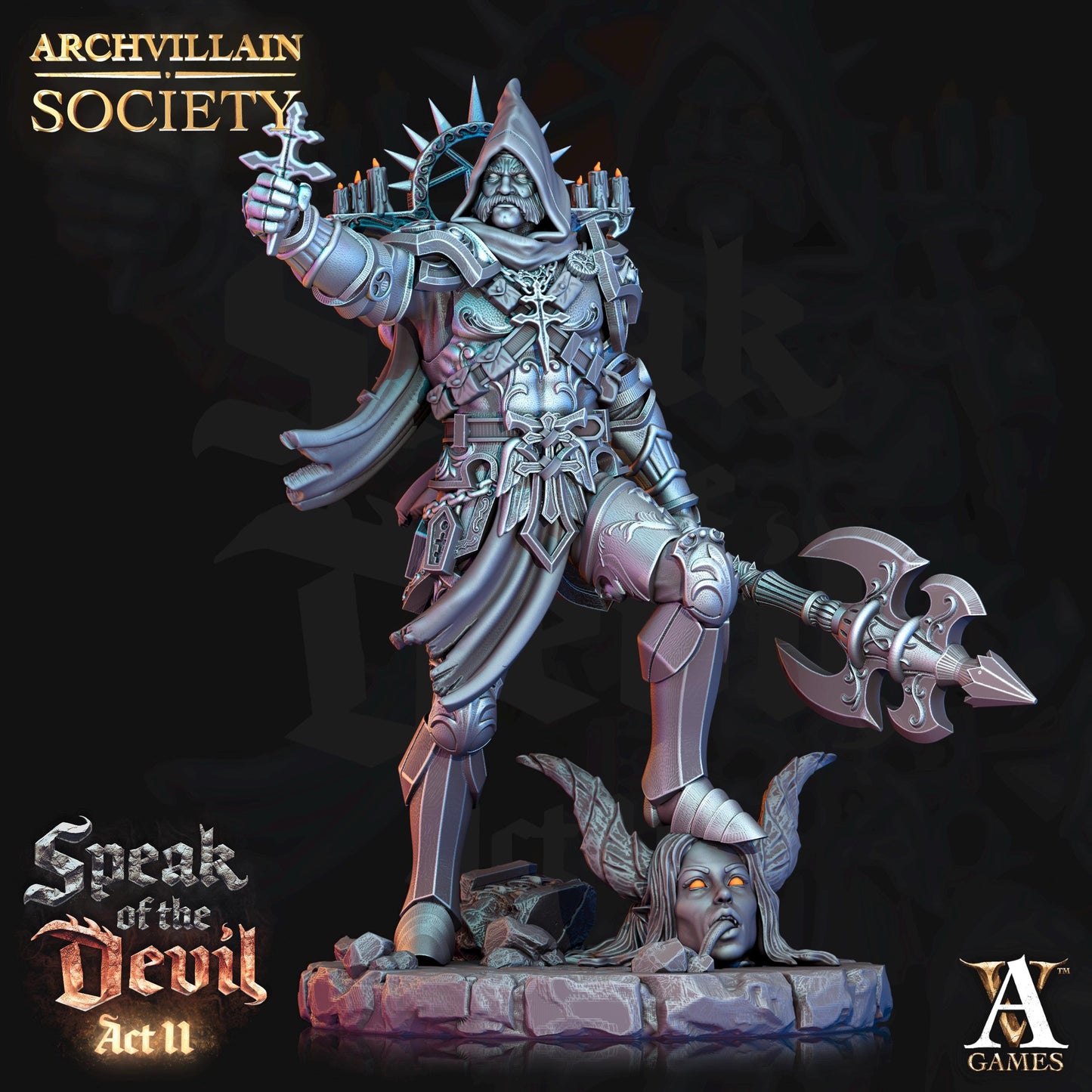 Archvillain Games : Archvillain Society Vol. XIII | 3D printed miniatures |Tabletop Games 32 mm | Dungeons and Dragons | Wargame | RPG
