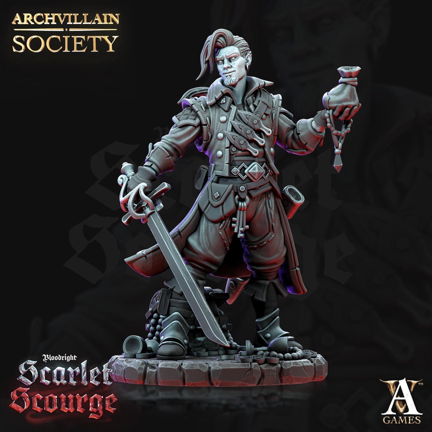 Archvillain Games : Archvillain Society Vol. XVI | 3D printed miniatures |Tabletop Games 32 mm | Dungeons and Dragons | Wargame | RPG