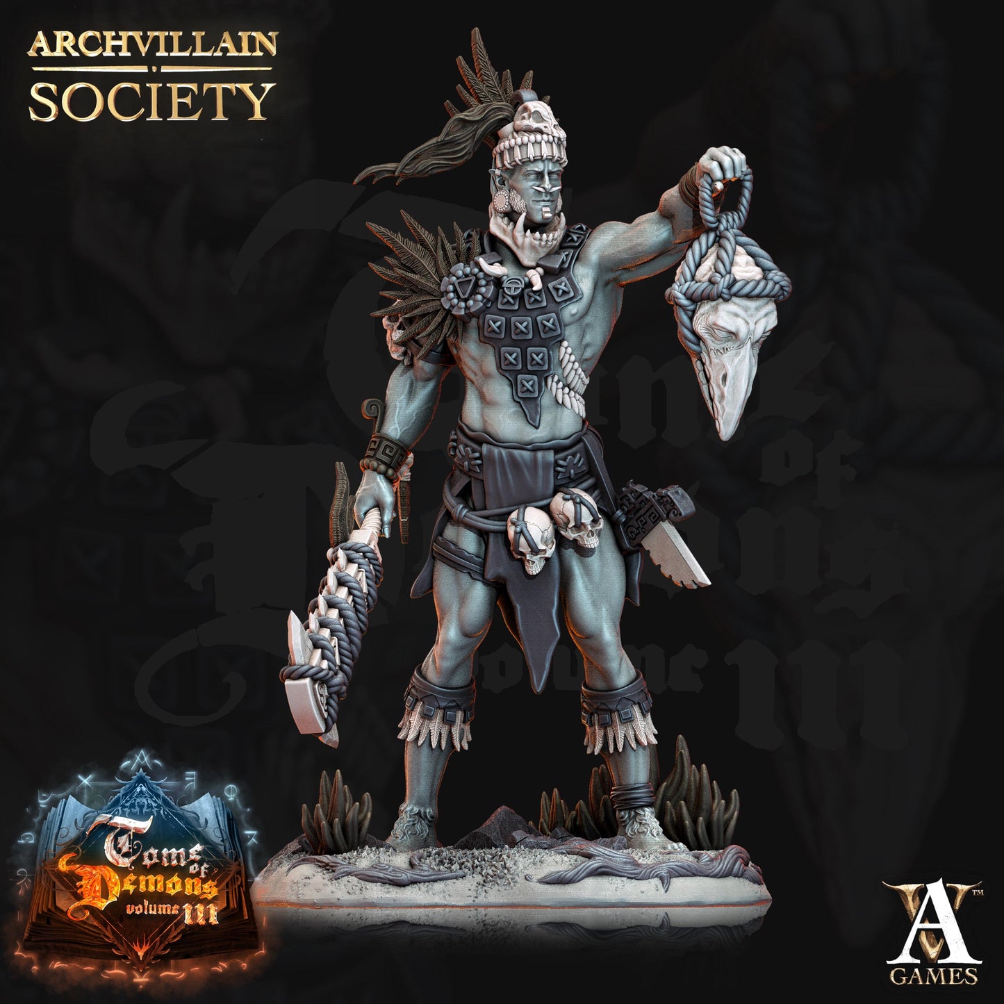 Archvillain Games : Archvillain Society Vol. XIX | 3D printed miniatures |Tabletop Games 32 mm | Dungeons and Dragons | Wargame | RPG