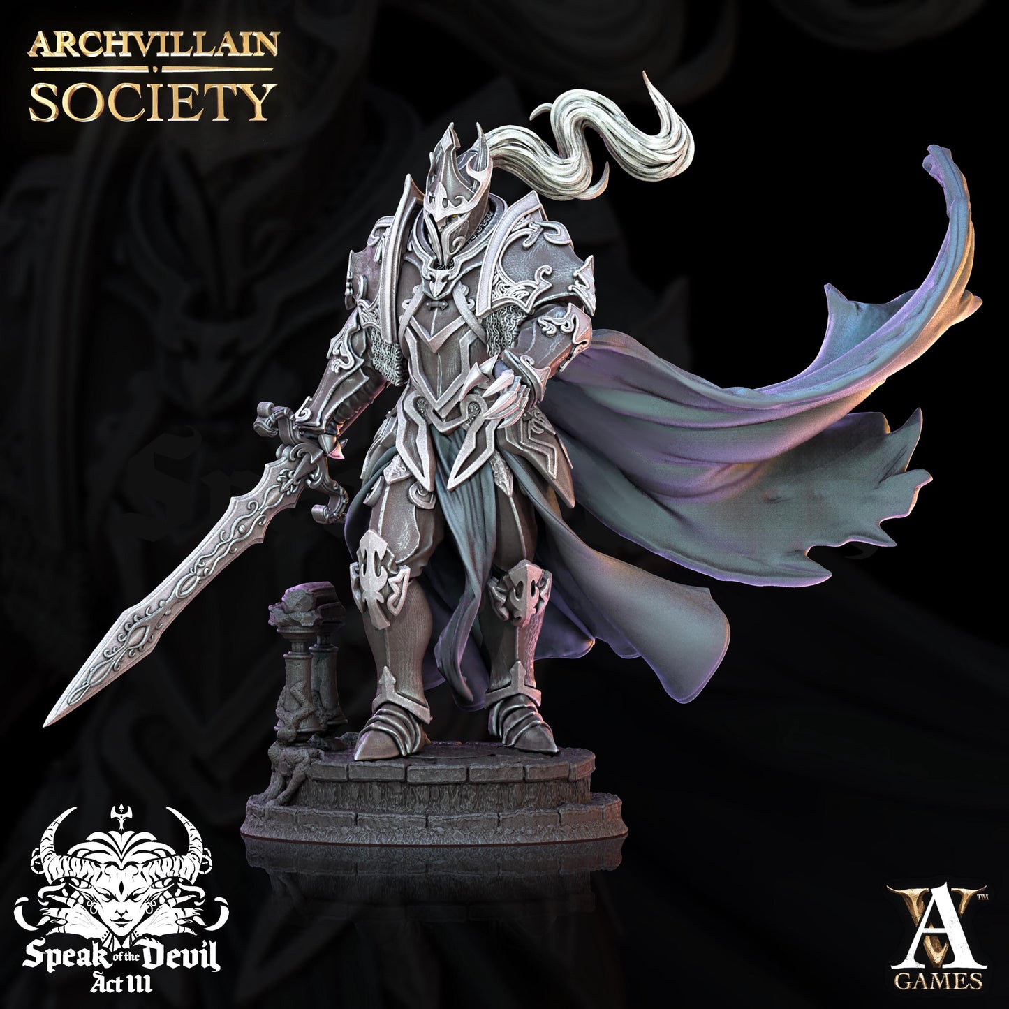 Archvillain Games : Archvillain Society Vol. XXV | 3D printed miniatures |Tabletop Games 32 mm | Dungeons and Dragons | Wargame | RPG