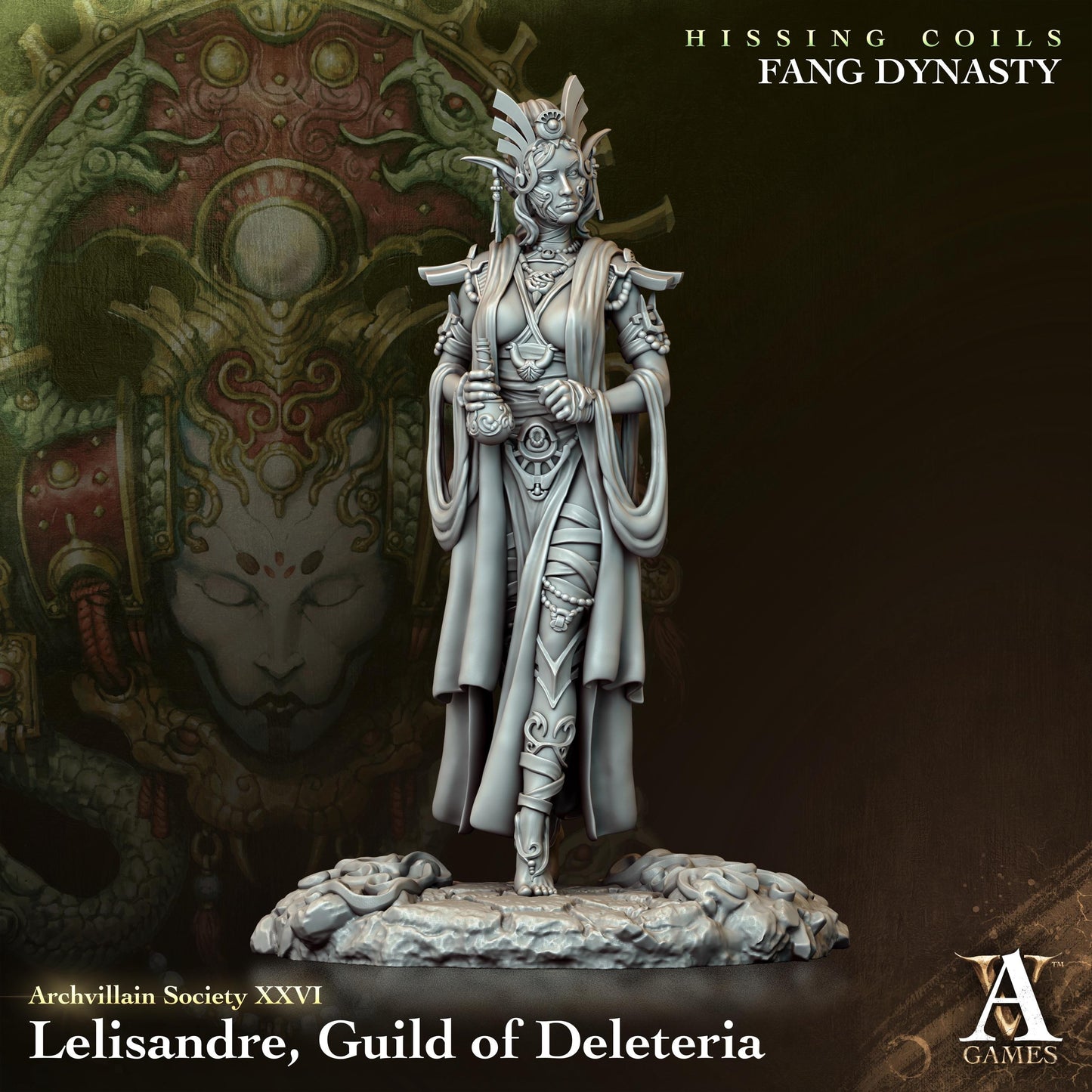 Archvillain Games : Archvillain Society Vol. XXVI | 3D printed miniatures |Tabletop Games 32 mm | Dungeons and Dragons | Wargame | RPG