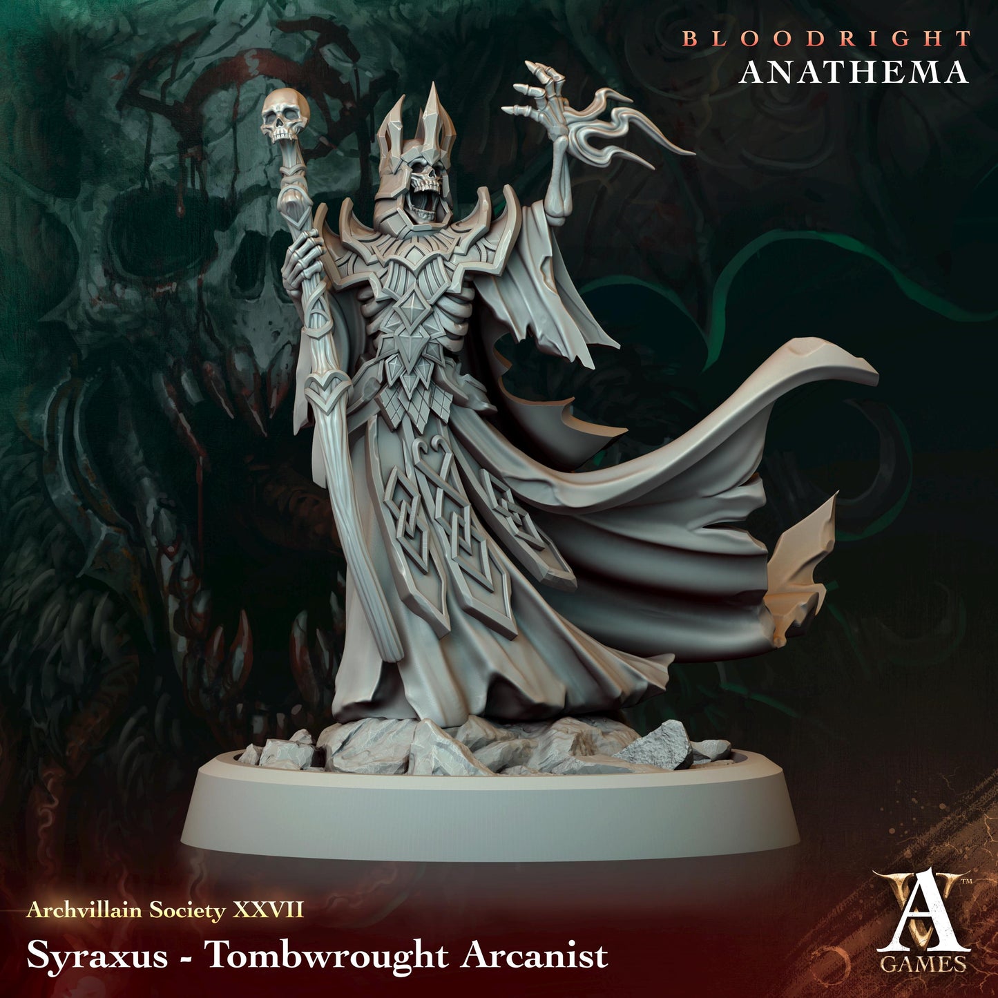 Archvillain Games : Archvillain Society Vol. XXVIII | 3D printed miniatures |Tabletop Games 32 mm | Dungeons and Dragons | Wargame | RPG