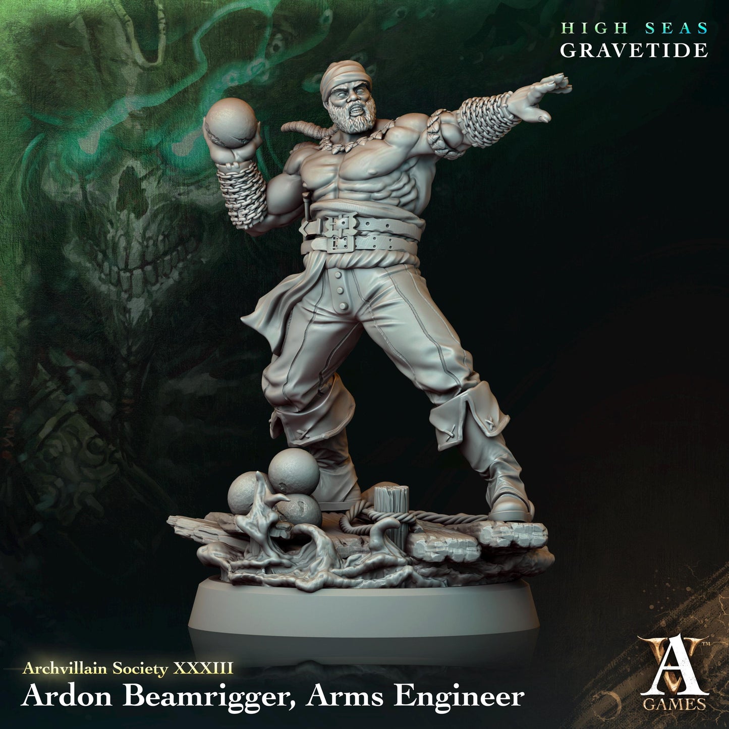 Archvillain Games : Archvillain Society Vol. XXXIII| 3D printed miniatures |Tabletop Games 32 mm | Dungeons and Dragons | Wargame | RPG