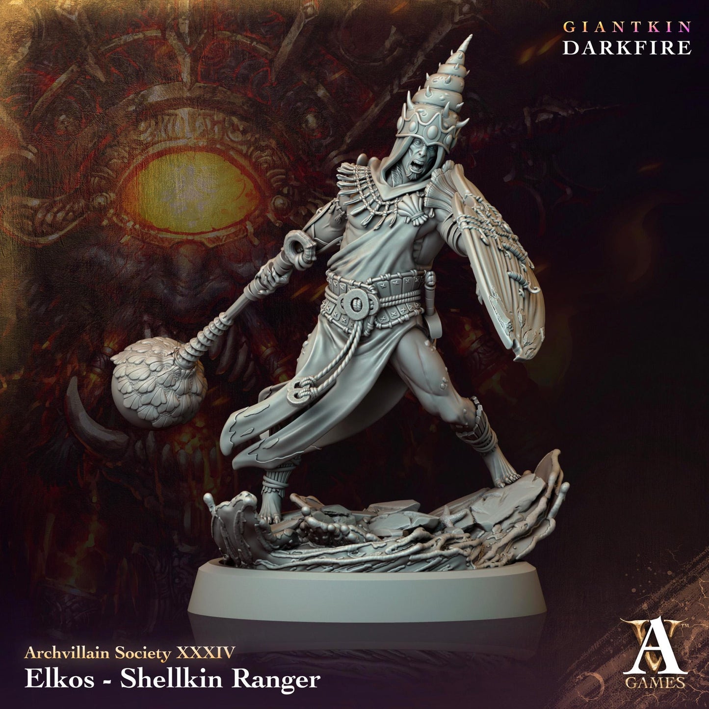 Archvillain Games : Archvillain Society Vol. XXXIV | 3D printed miniatures |Tabletop Games 32 mm | Dungeons and Dragons | Wargame | RPG