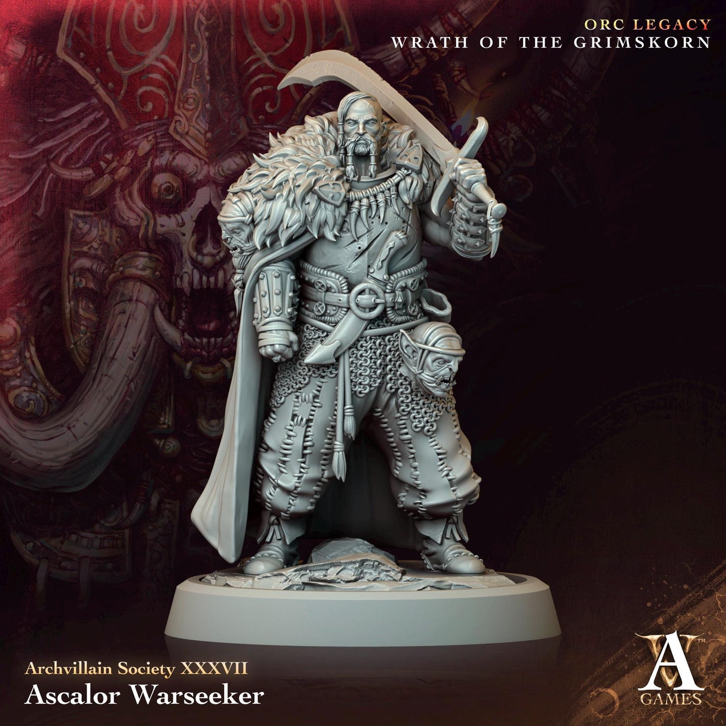 Archvillain Games : Archvillain Society Vol. XXXVII | 3D printed miniatures |Tabletop Games 32 mm | Dungeons and Dragons | Wargame | RPG
