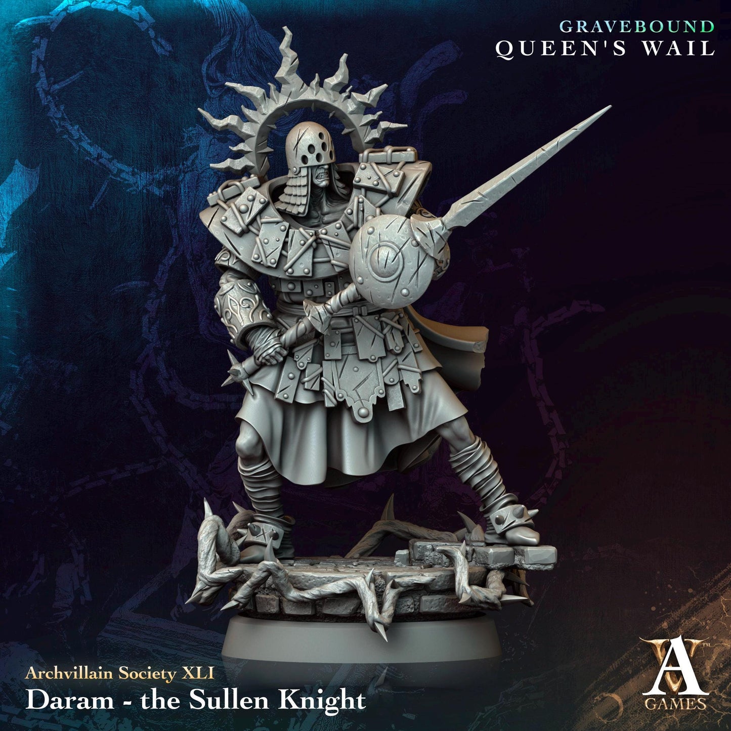 Archvillain Games : Archvillain Society Vol. XLI | 3D printed miniatures |Tabletop Games 32 mm | Dungeons and Dragons | Wargame | RPG