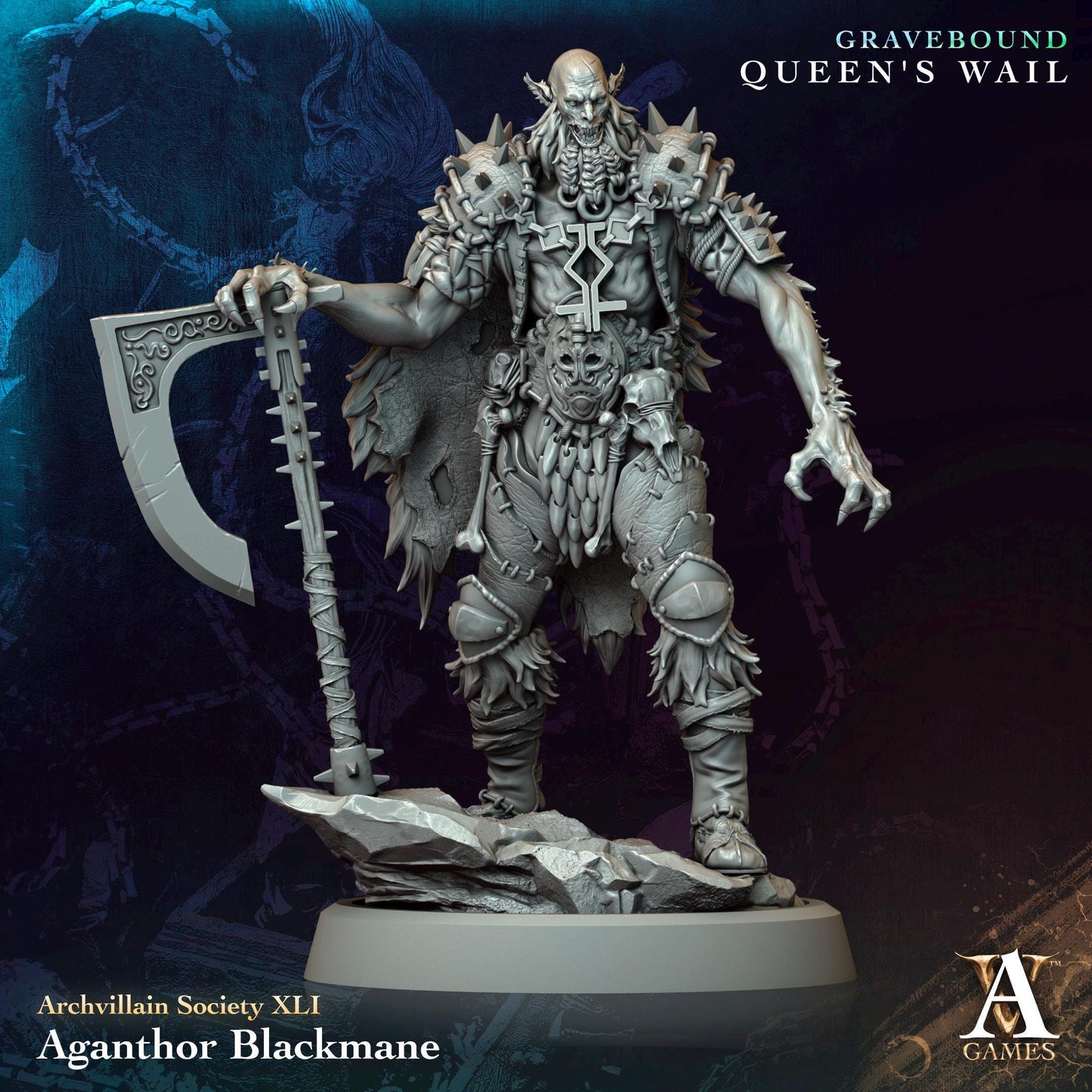 Archvillain Games : Archvillain Society Vol. XLI | 3D printed miniatures |Tabletop Games 32 mm | Dungeons and Dragons | Wargame | RPG