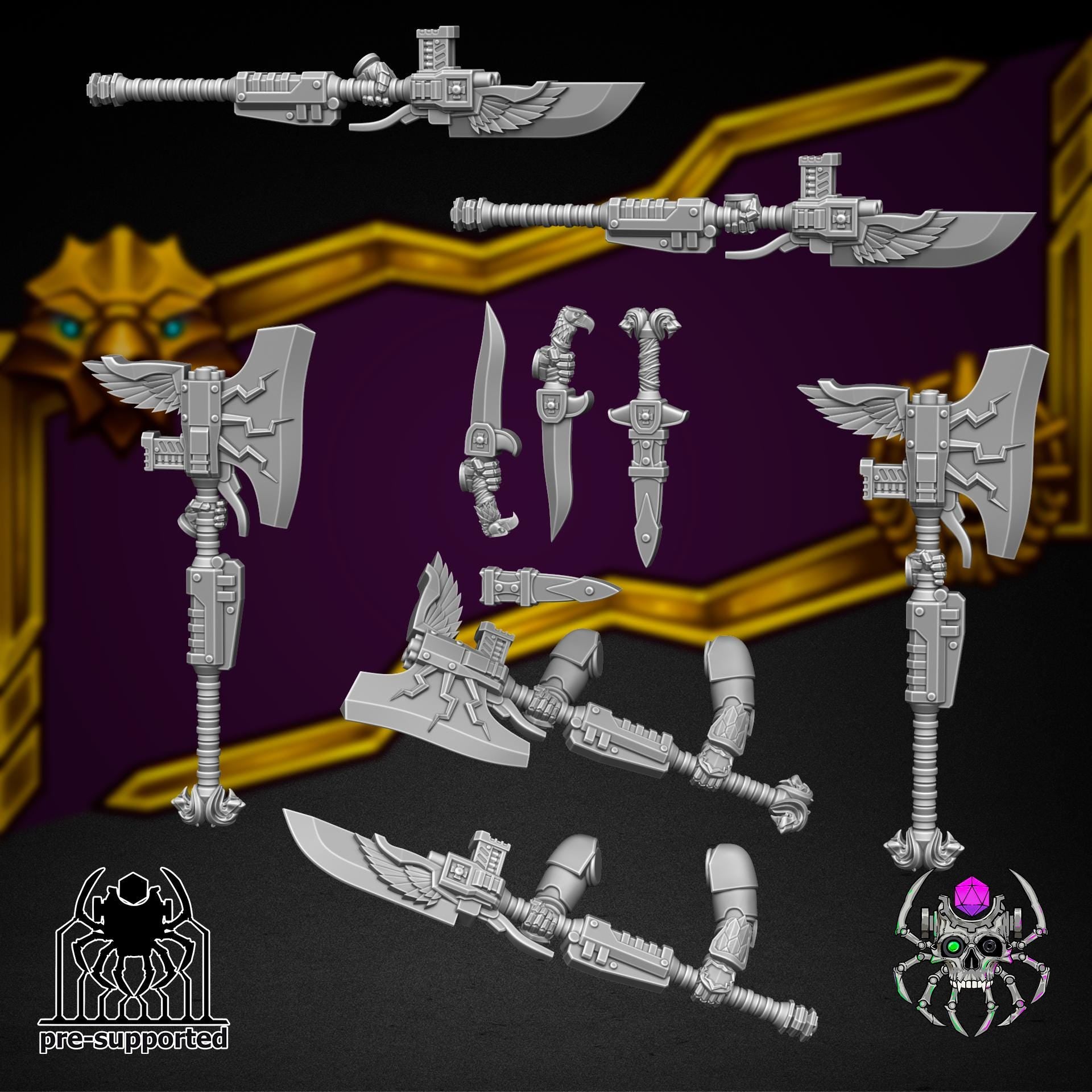 Eternal Vigilance of Inperatorius Vindex | EightLegsMiniatures | Wargaming | Tabletop game | 3D printed miniature | OPR compatible