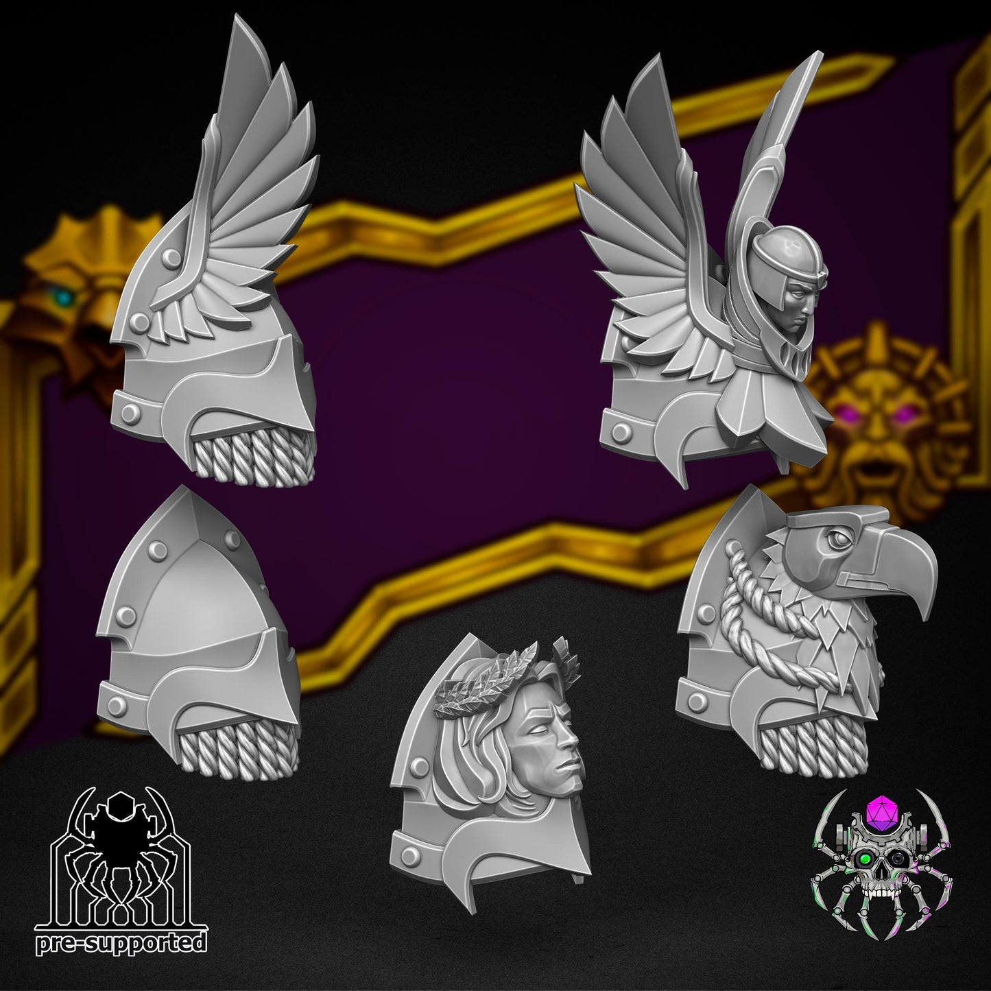 Eternal Vigilance of Inperatorius Vindex | EightLegsMiniatures | Wargaming | Tabletop game | 3D printed miniature | OPR compatible