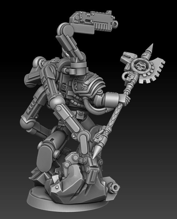 Silver Wardens - Technical Soldier | DMGMinis | Wargaming | Tabletop games | 32mm scale | Grimdark compatible