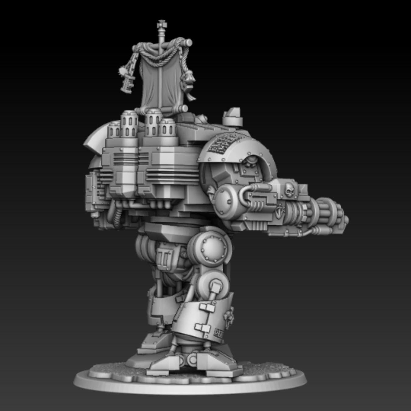 Silver Wardens - Robot of Death | DMGMinis | Wargaming | Tabletop games | 32mm scale | Grimdark compatible