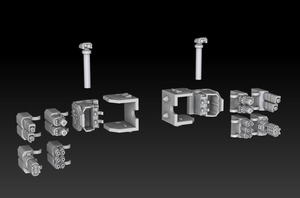Silver Wardens - Grav Raider Tank-Troop Carrier | DMGMinis | Wargaming | Tabletop games | 32mm scale | Grimdark compatible