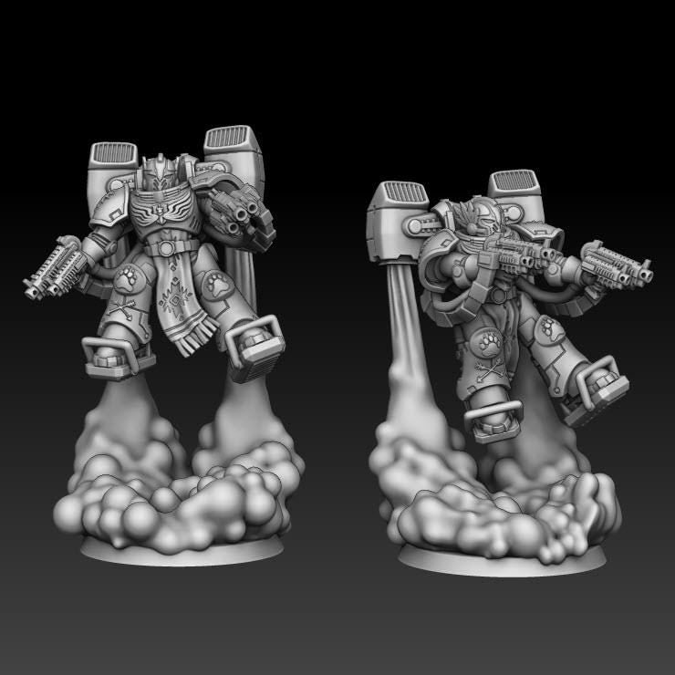 Guardians of the Path - Inception Jump Troops | DMGMinis | Wargaming | Tabletop games | 32mm scale | Grimdark compatible