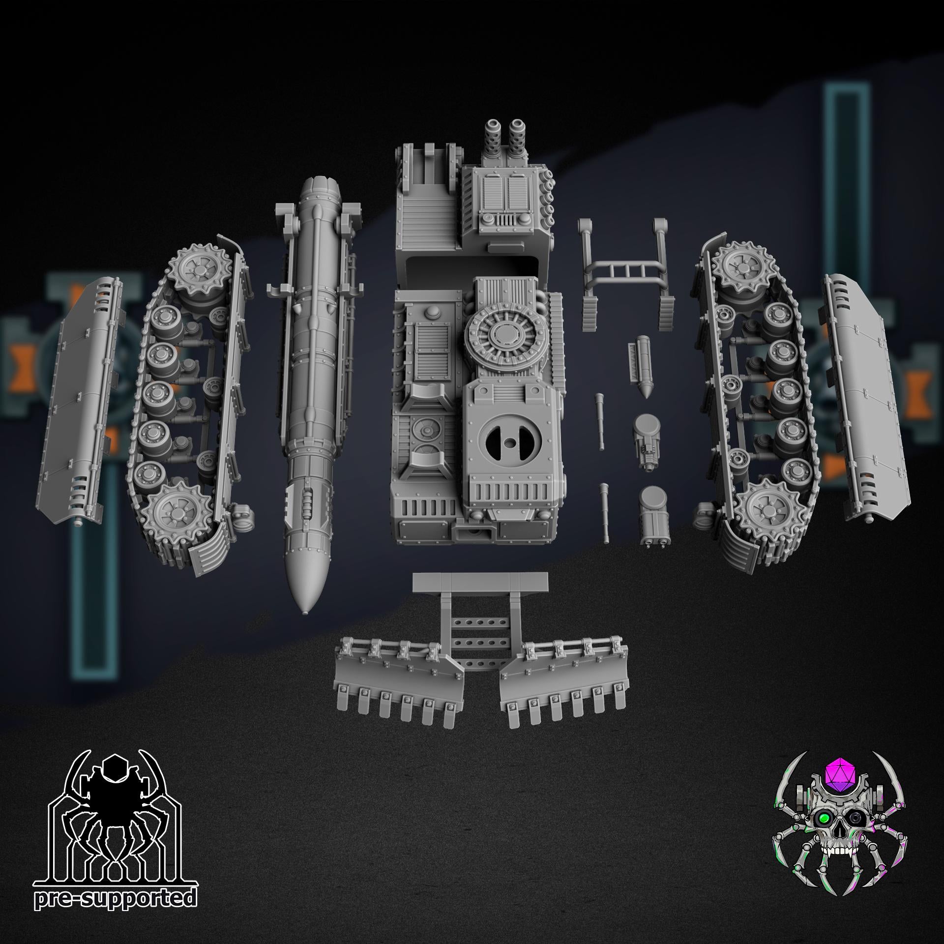 Korps Of Ashes - Nightmare | EightLegs Miniatures | Wargaming | Tabletop | Minifigure |28mm scale| 32mm scale | Grimdark compatible
