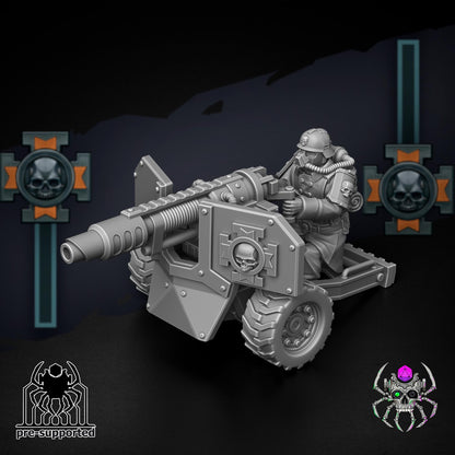 Korps Of Ashes - Fire Support Team | EightLegs Miniatures | Wargaming | Tabletop | Minifigure | Grimdark compatible