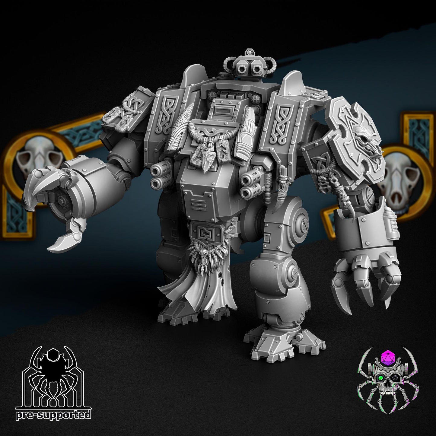 Eternal Protector Sons of the Storm | Eightlegs Miniatures| 3D Printed Minifigure | Wargaming | Tabletop | Grimdark compatible