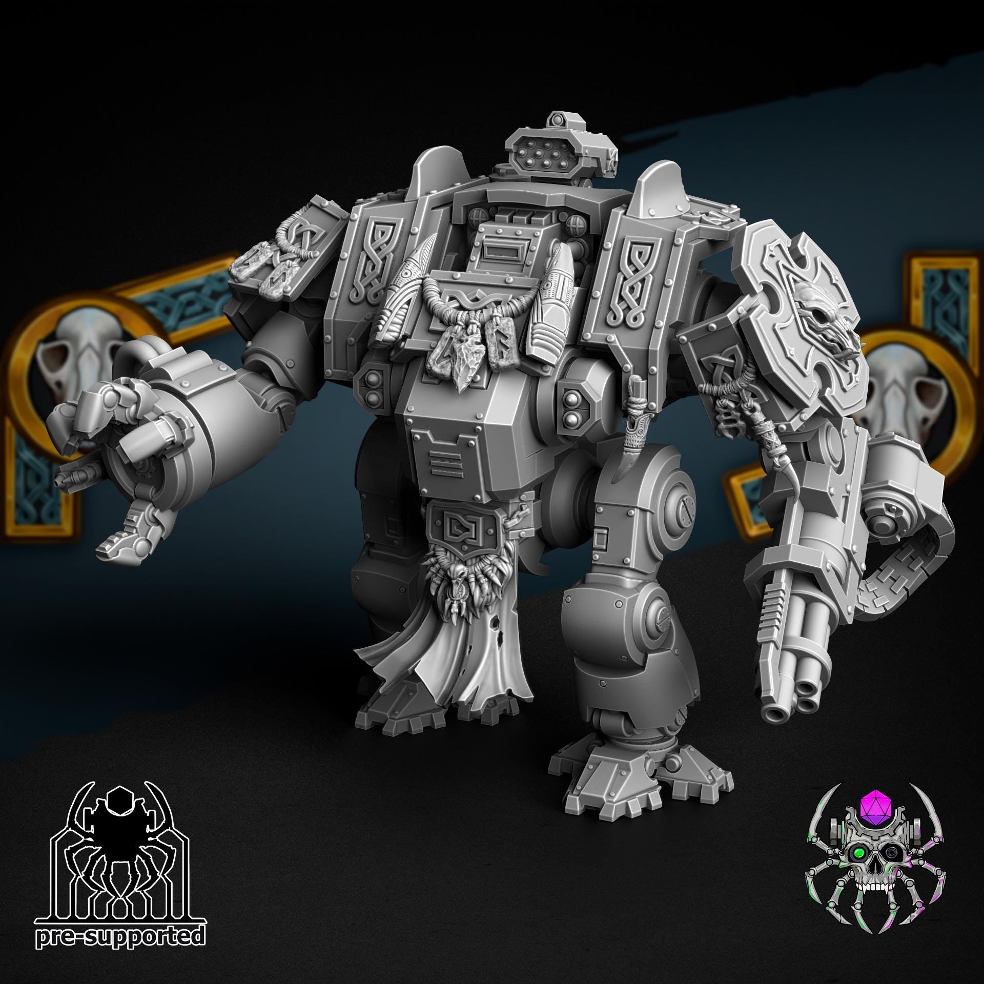 Eternal Protector Sons of the Storm | Eightlegs Miniatures| 3D Printed Minifigure | Wargaming | Tabletop | Grimdark compatible