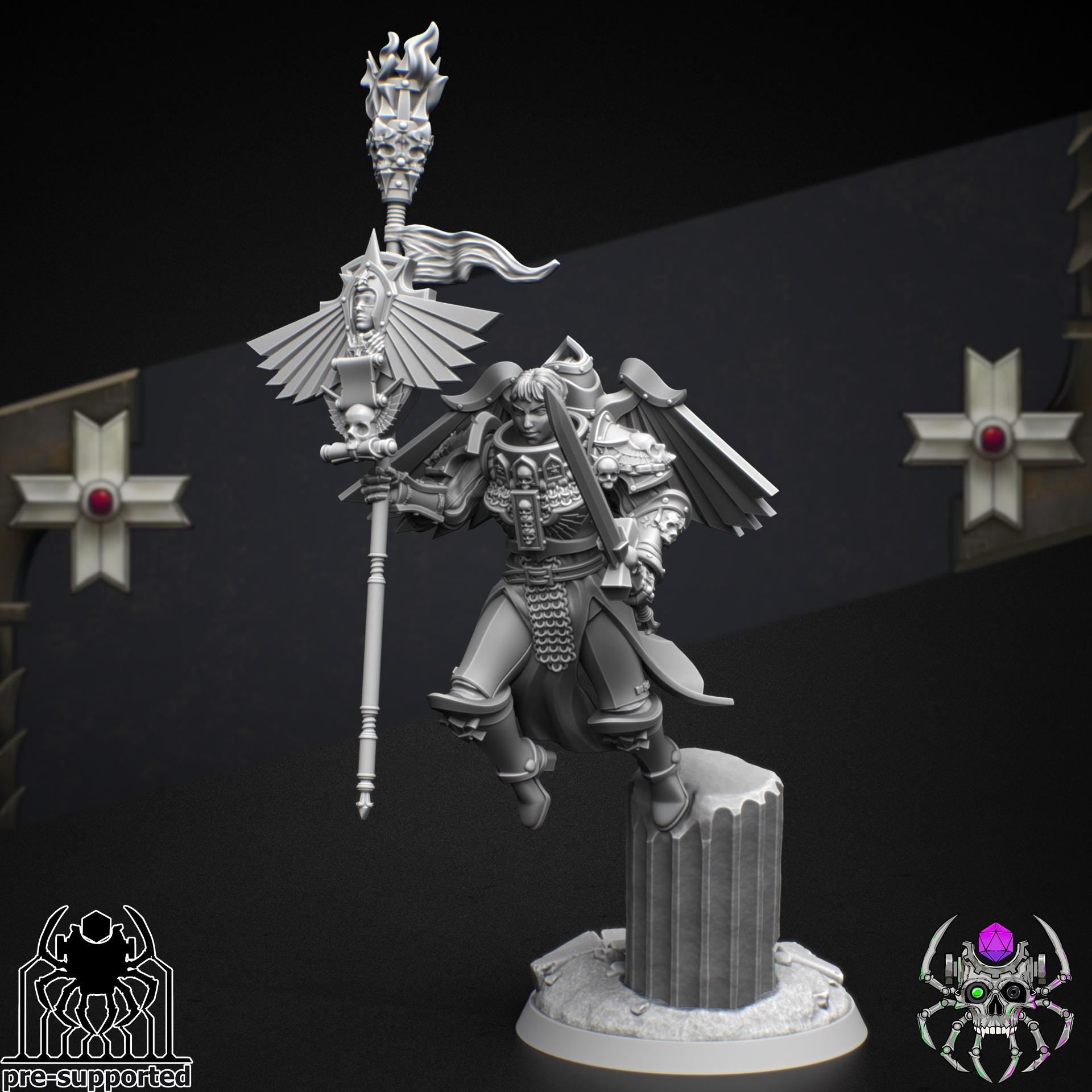 Widows Ishim Squad | EightLegs Miniatures | 3D printed Miniature | OPR compatible