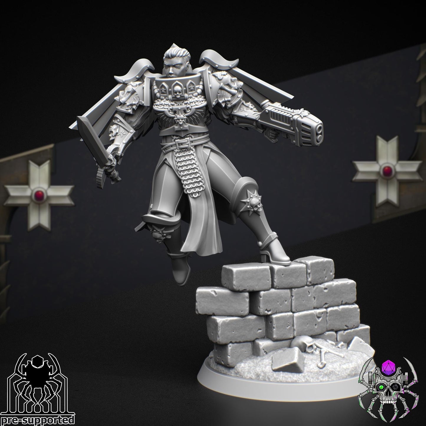 Widows Ishim Squad | EightLegs Miniatures | 3D printed Miniature | OPR compatible