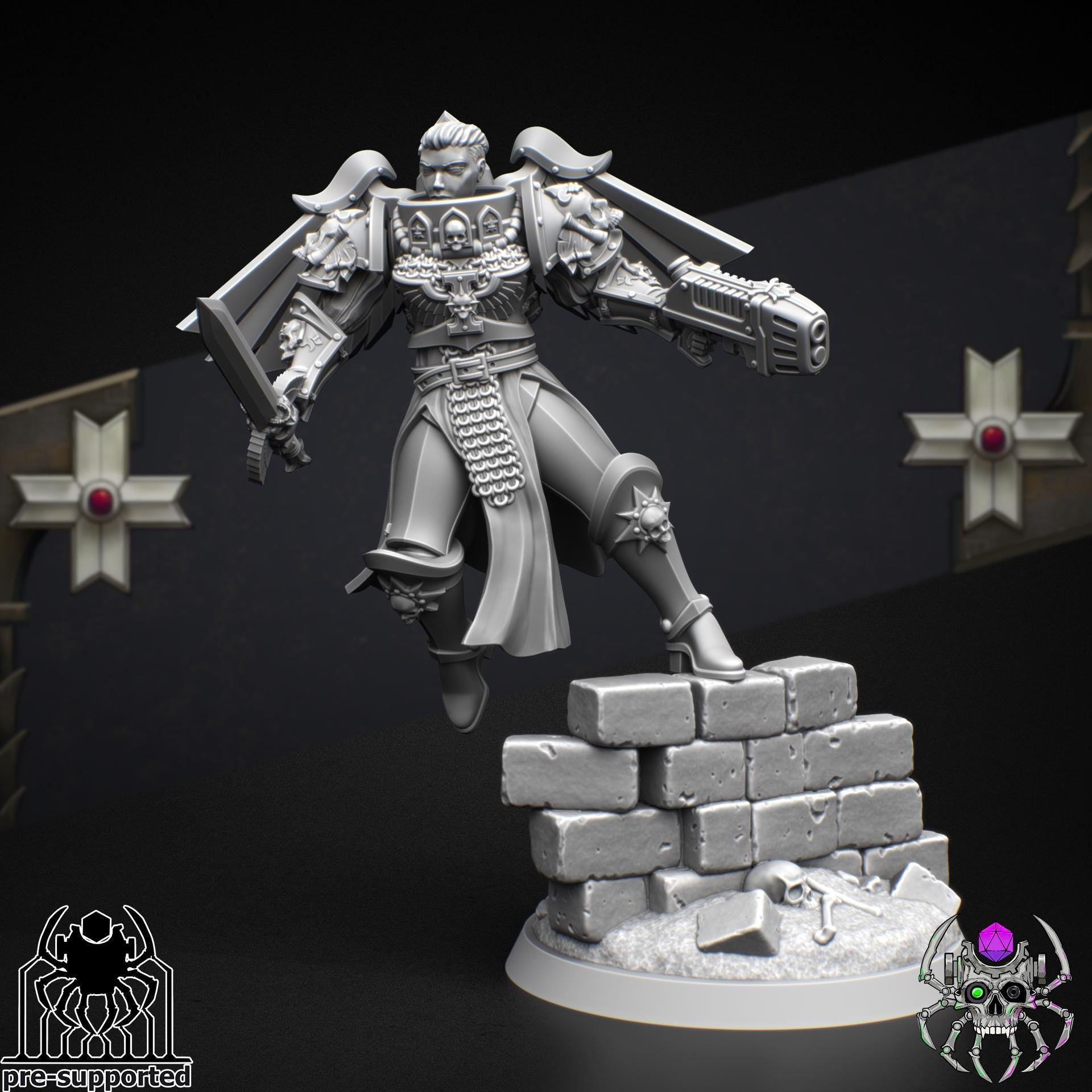 Widows Ishim Squad | EightLegs Miniatures | 3D printed Miniature | OPR compatible