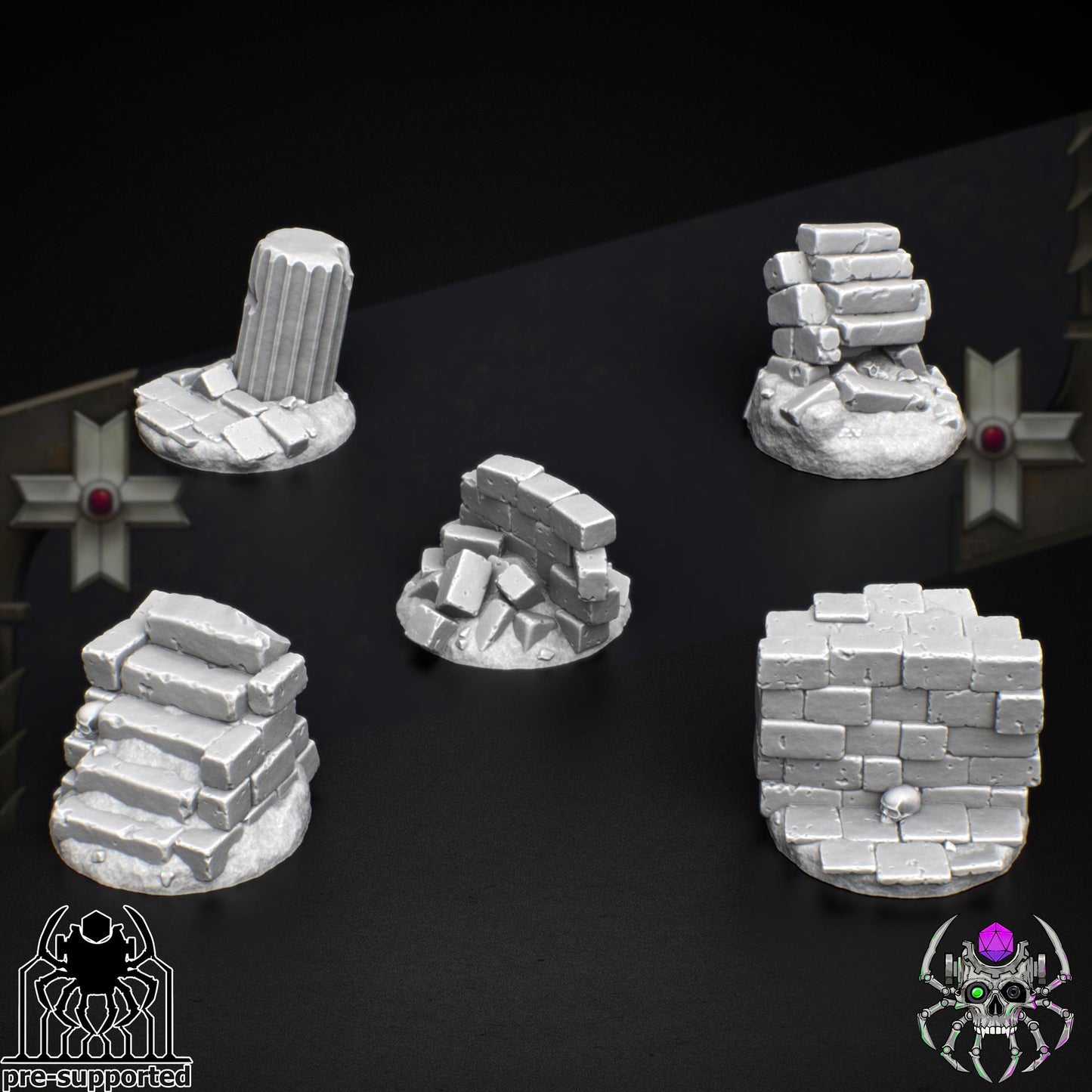 Widows Ishim Squad | EightLegs Miniatures | 3D printed Miniature | OPR compatible