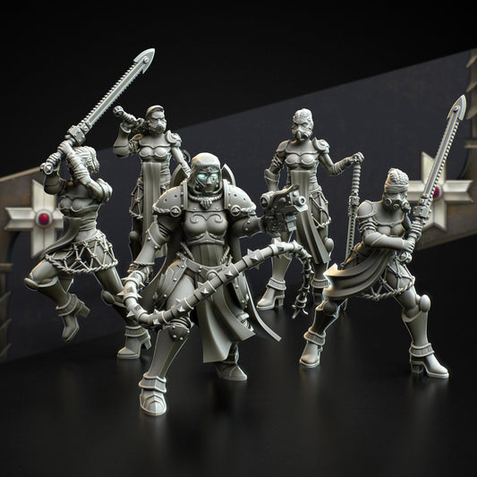 Widows of Regret Squad | EightLegs Miniatures | 3D printed Miniature | OPR compatible