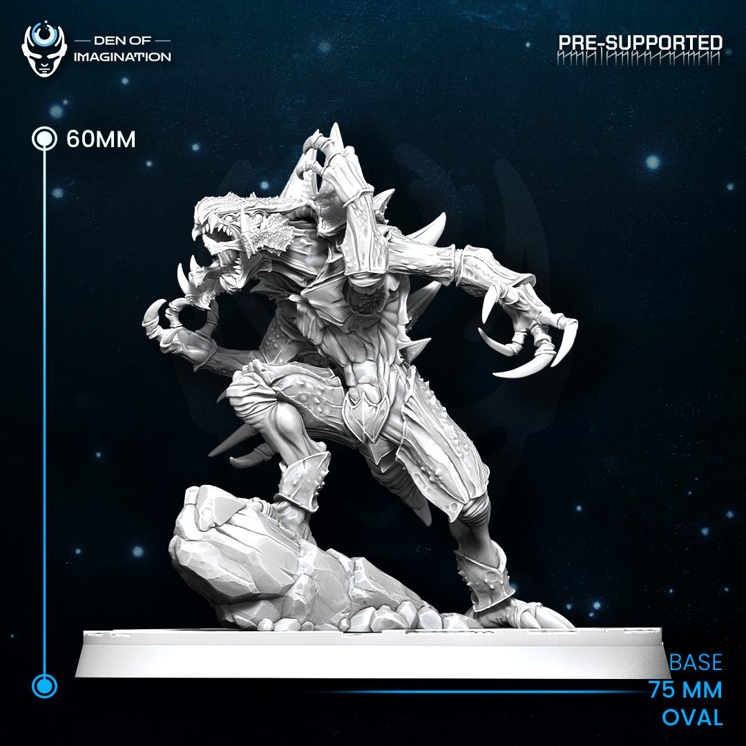 Hive Kelth Abductor Prime | WildMesh | 3D printed Miniature | OPR compatible