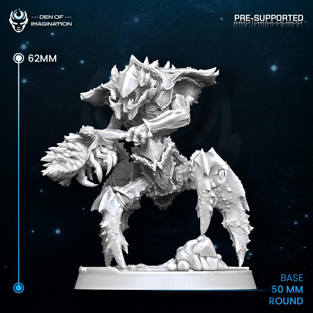 Hive Kelth Nestwardens | WildMesh | 3D printed Miniature | OPR compatible