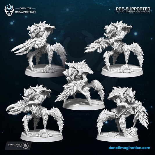 Hive Kelth Nestwardens | WildMesh | 3D printed Miniature | OPR compatible
