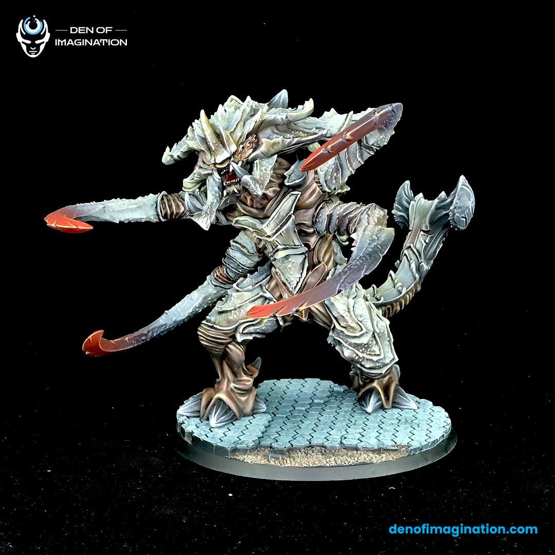 Ultrafex Prime Hive Kelt Ram | WildMesh | 3D printed Miniature | OPR compatible