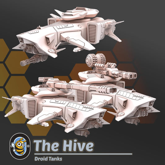 X-97A Tiburon Tank | Hivemind minis | Tabletop game | Wargame | 3D Printed miniatures