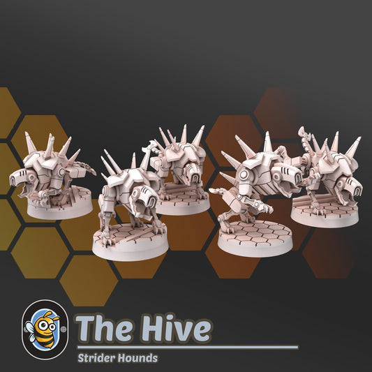 Strider hounds | Hivemind minis | Tabletop game | Wargame | 3D Printed miniatures