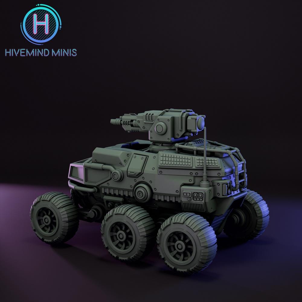 Droidkyn Explorer/Sunderer | Hivemind minis | Tabletop game | Wargame | 3D Printed miniatures