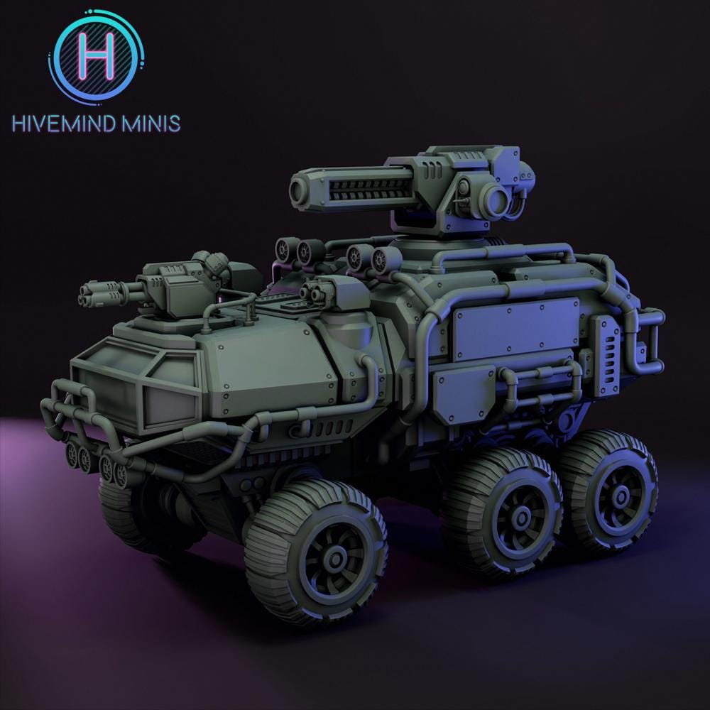 Droidkyn Explorer/Sunderer | Hivemind minis | Tabletop game | Wargame | 3D Printed miniatures