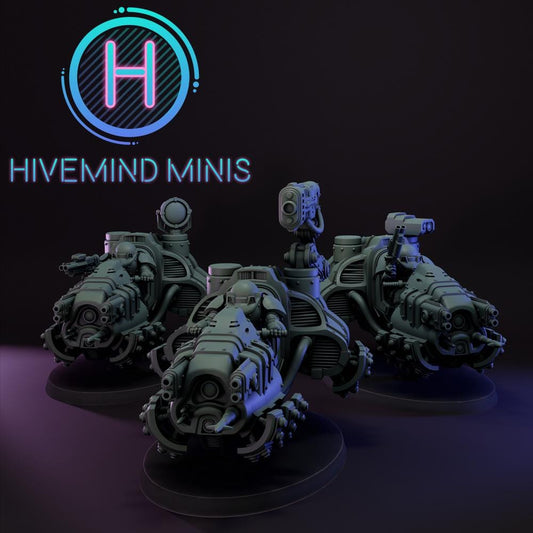 Droidkyn Rovers| Hivemind minis | Tabletop game | Wargame | 3D Printed miniatures