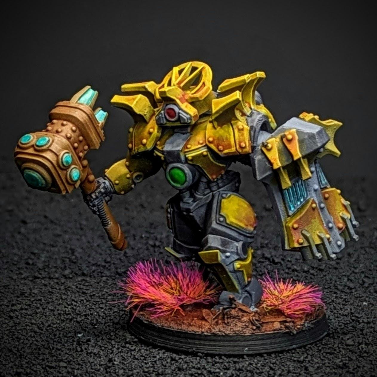 Droidkyn Warden Champ | Hivemind minis | Tabletop game | Wargame | 3D Printed miniatures