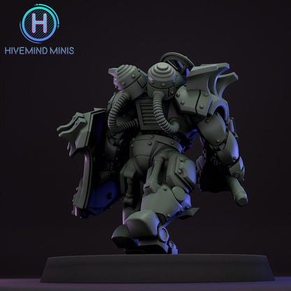 Droidkyn Warden Champ | Hivemind minis | Tabletop game | Wargame | 3D Printed miniatures