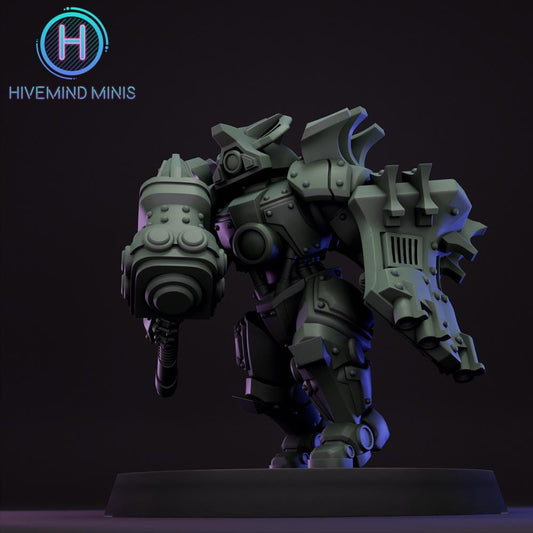 Droidkyn Warden Champ | Hivemind minis | Tabletop game | Wargame | 3D Printed miniatures