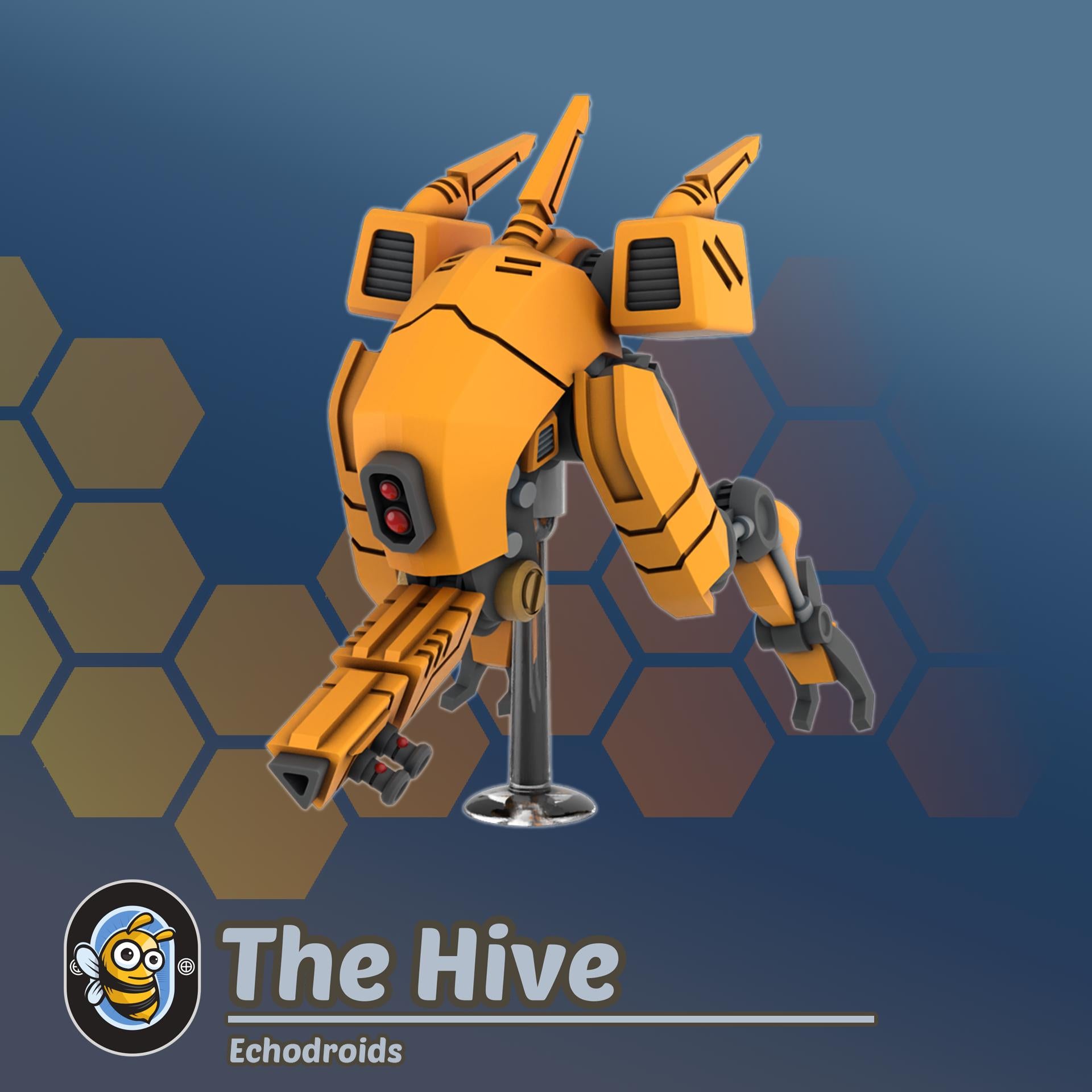 Echodroids | Hivemind minis | Tabletop game | Wargame | 3D Printed miniatures