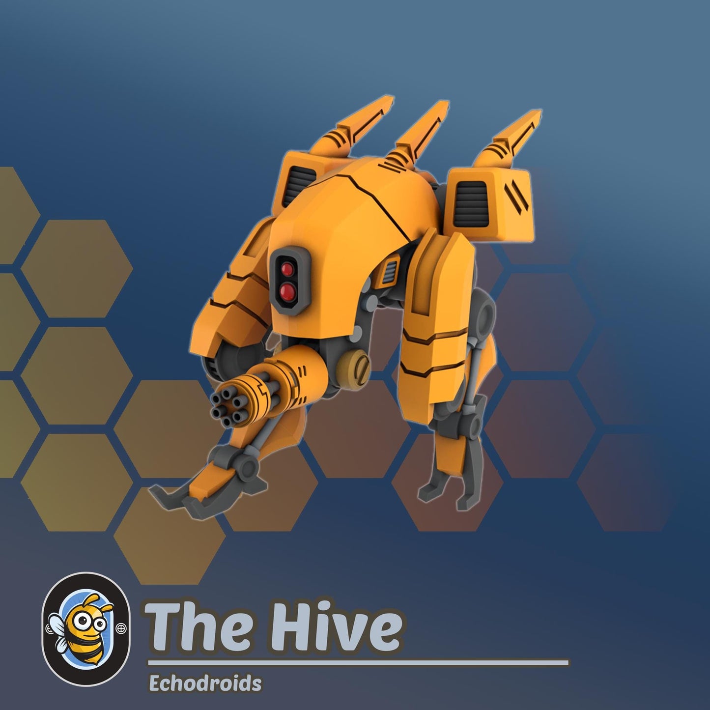 Echodroids | Hivemind minis | Tabletop game | Wargame | 3D Printed miniatures