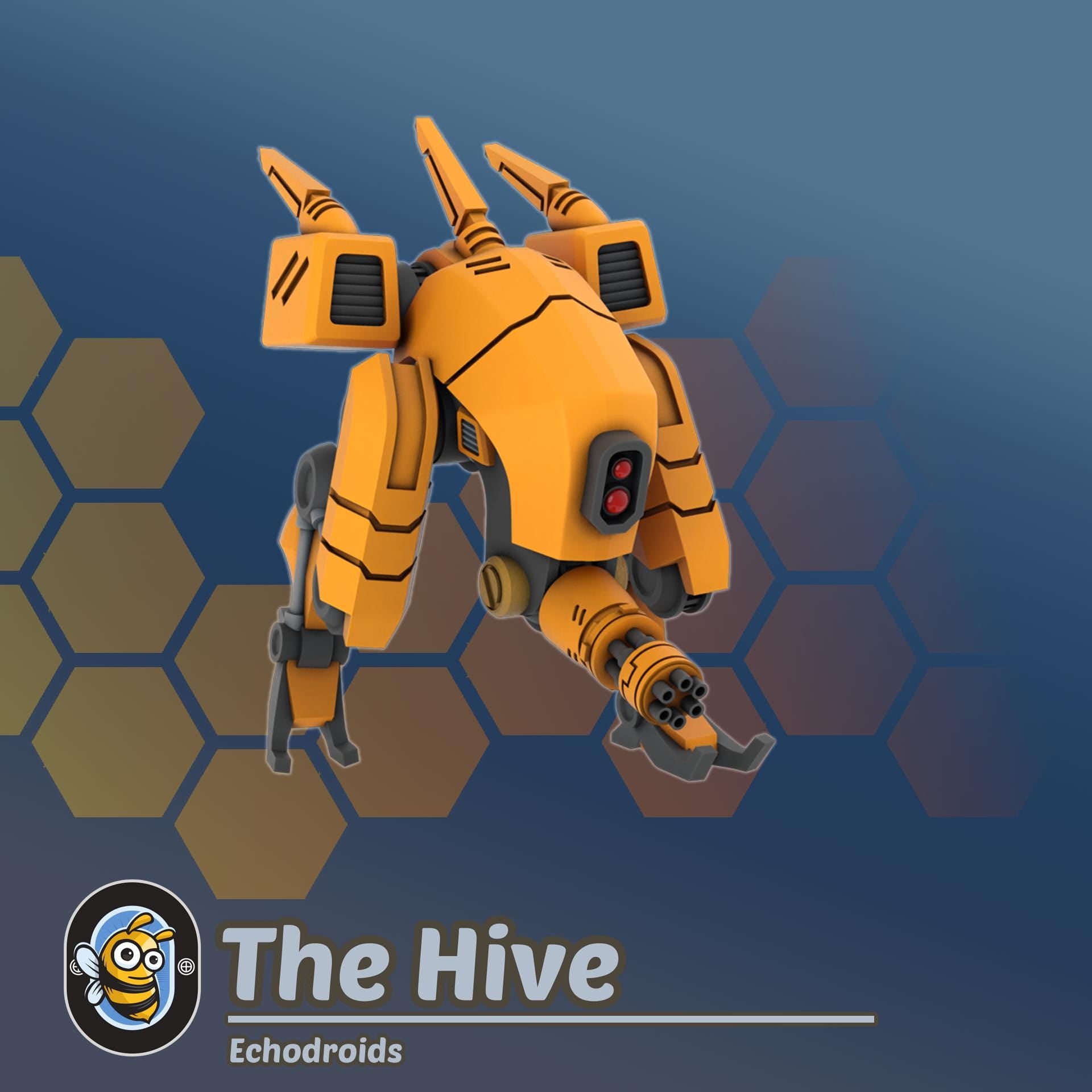 Echodroids | Hivemind minis | Tabletop game | Wargame | 3D Printed miniatures
