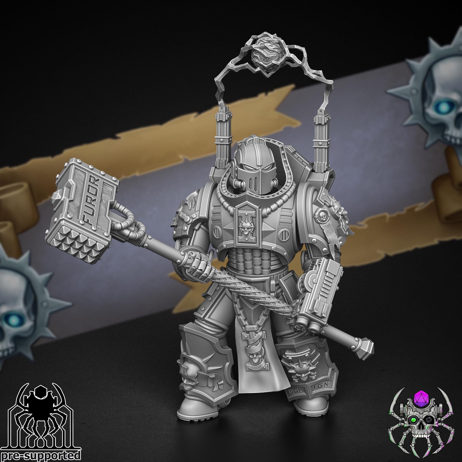 Demon Hunters Decussators Squad | EightLegs Miniatures | Wargaming | Tabletop game | 3D printed miniature | OPR compatible