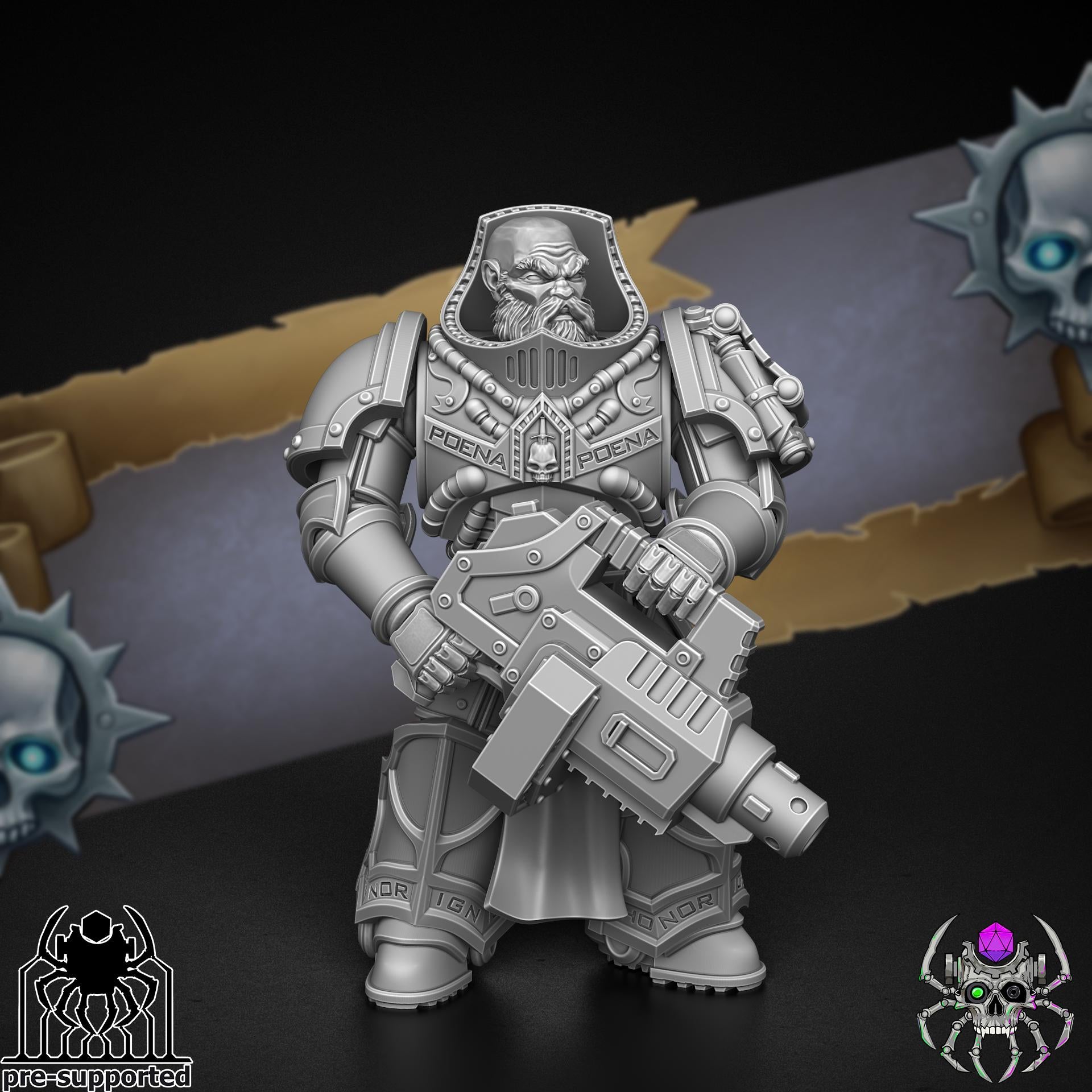 Demon Hunters Decussators Squad | EightLegs Miniatures | Wargaming | Tabletop game | 3D printed miniature | OPR compatible