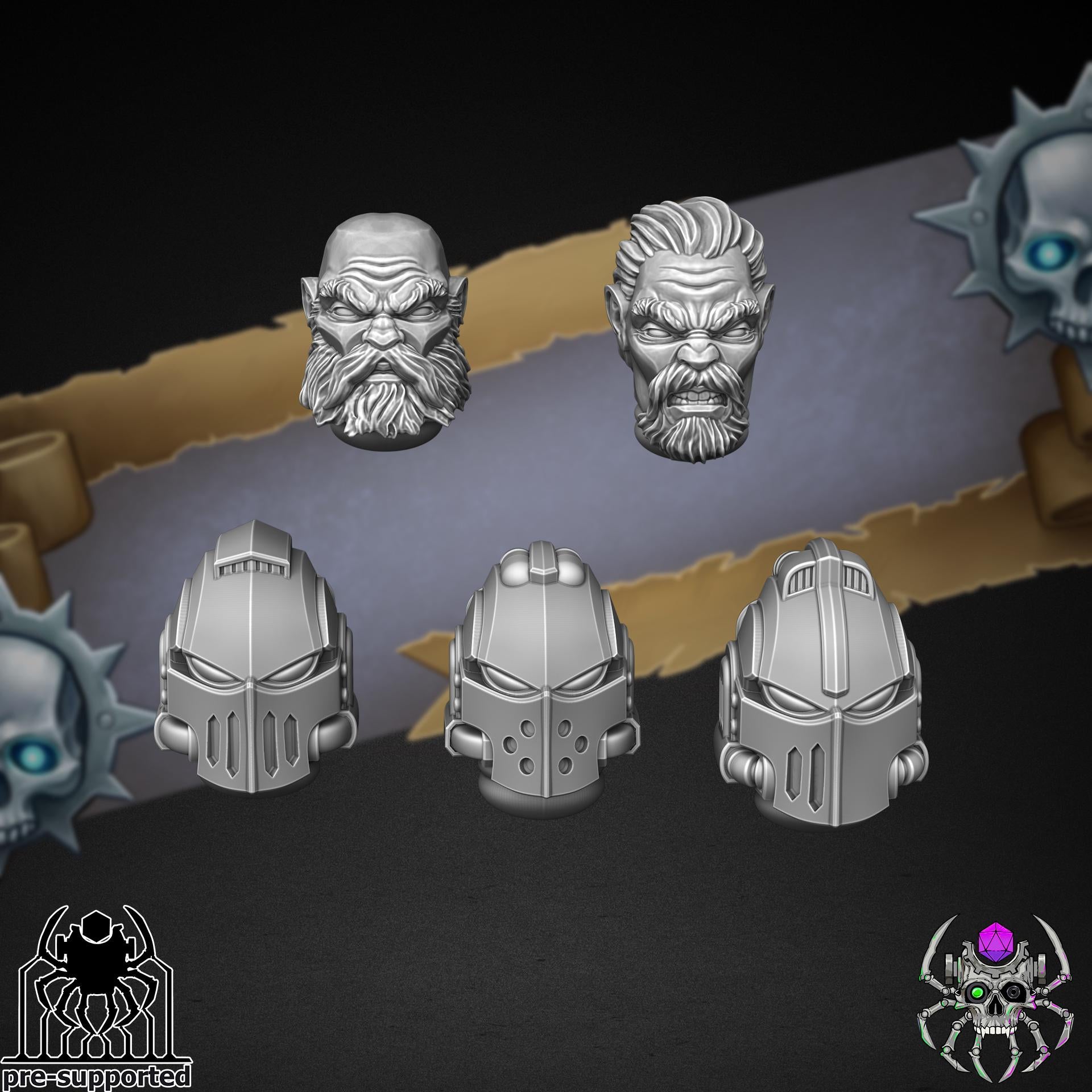 Demon Hunters Decussators Squad | EightLegs Miniatures | Wargaming | Tabletop game | 3D printed miniature | OPR compatible