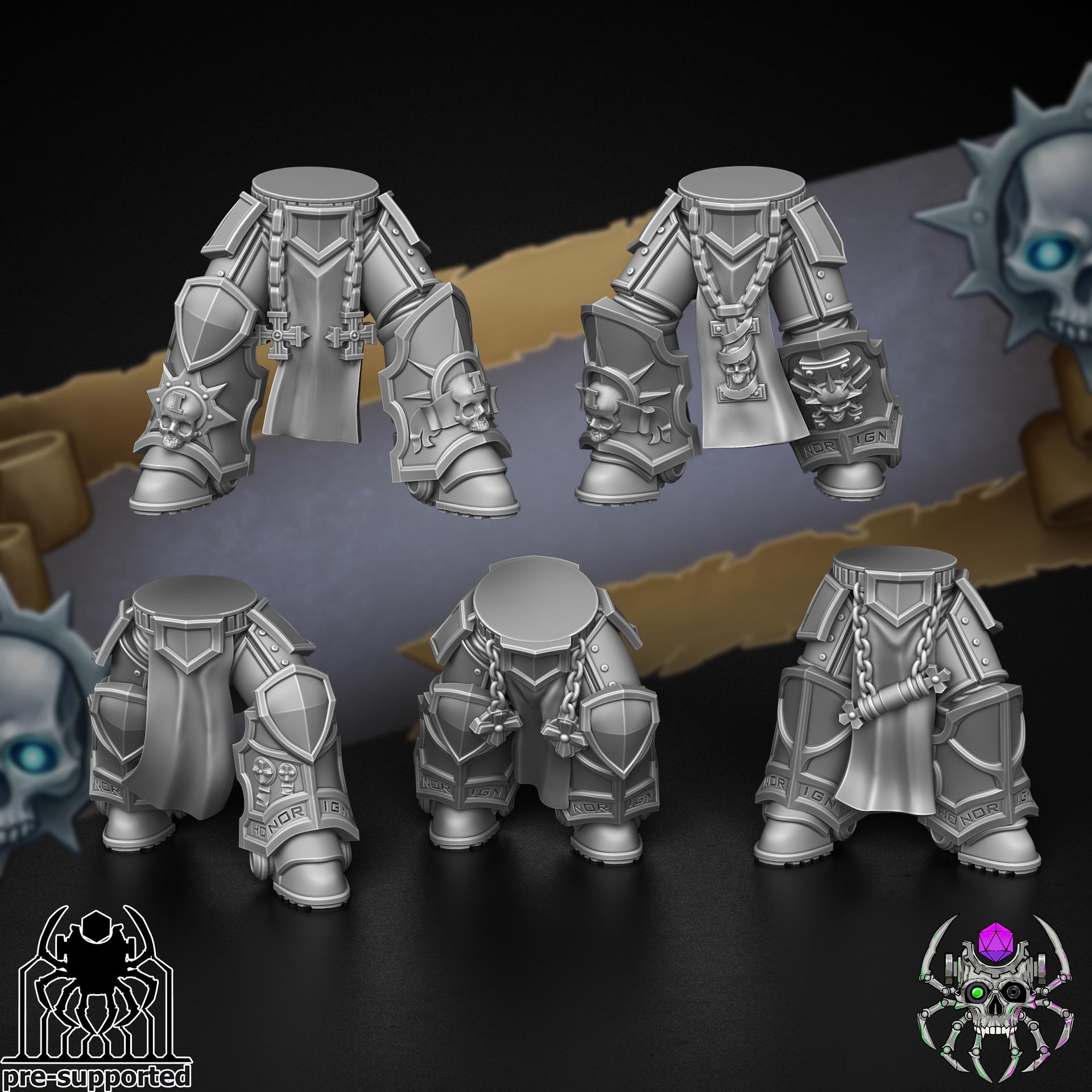 Demon Hunters Decussators Squad | EightLegs Miniatures | Wargaming | Tabletop game | 3D printed miniature | OPR compatible