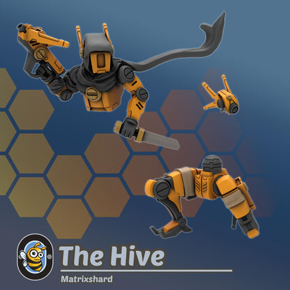 Matrixshard | Hivemind minis | Tabletop game | Wargame | 3D Printed miniatures