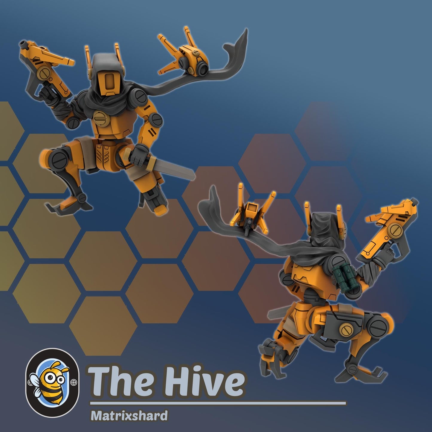 Matrixshard | Hivemind minis | Tabletop game | Wargame | 3D Printed miniatures