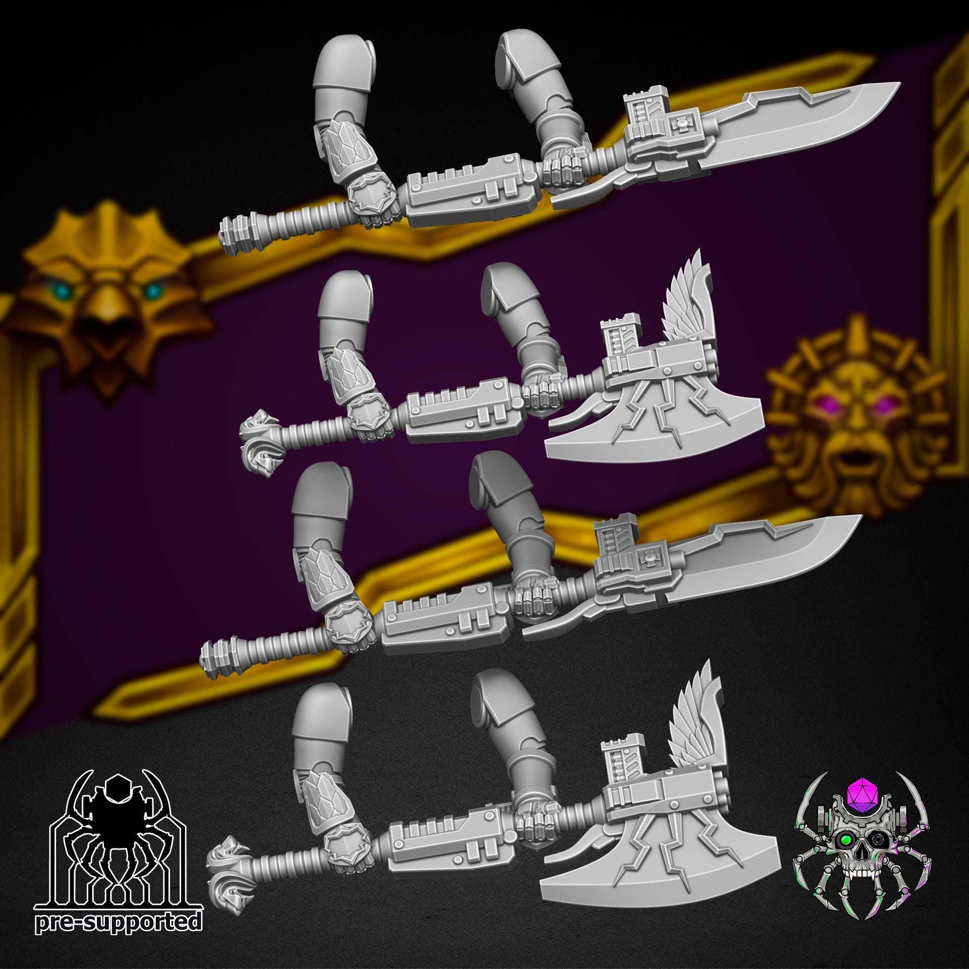 Sentinels of Eternity | EightLegsMiniatures | Wargaming | Tabletop game | 3D printed miniature | OPR compatible