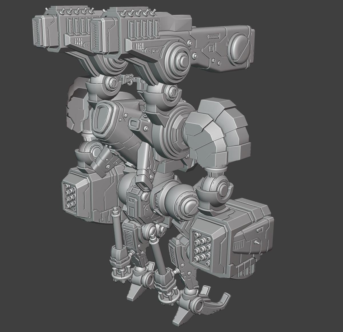 Thundercrash Droid | Hivemind minis | Tabletop game | Wargame | 3D Printed miniatures